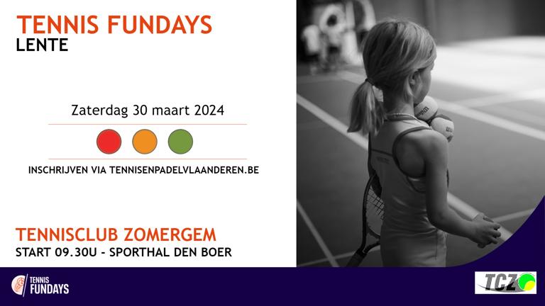 2024 03 30 Tennis Fundays Kids Lente