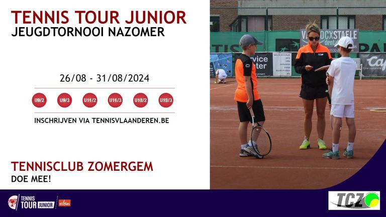 2024 08 Tennis Tour Junior Nazomer