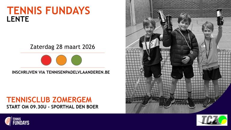 2026 03 28 Tennis Fundays Kids Lente