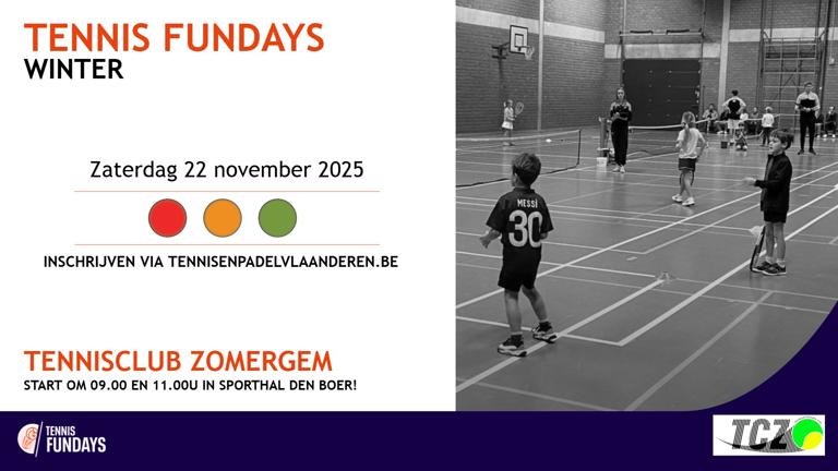 2025 11 22 Tennis Fundays Kids Winter