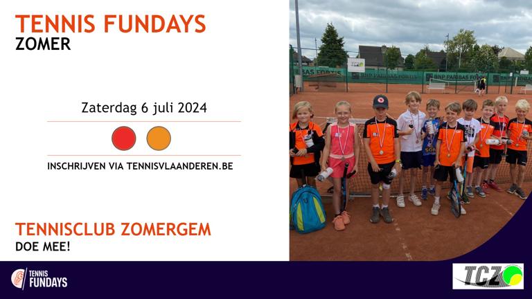2024 07 06 Tennis Fundays Kids Zomer