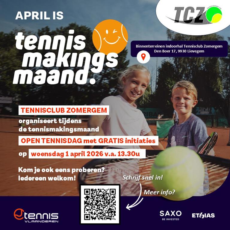2026 04 01 Tennismakingsmaand Open Tennisdag Logo Vierkant